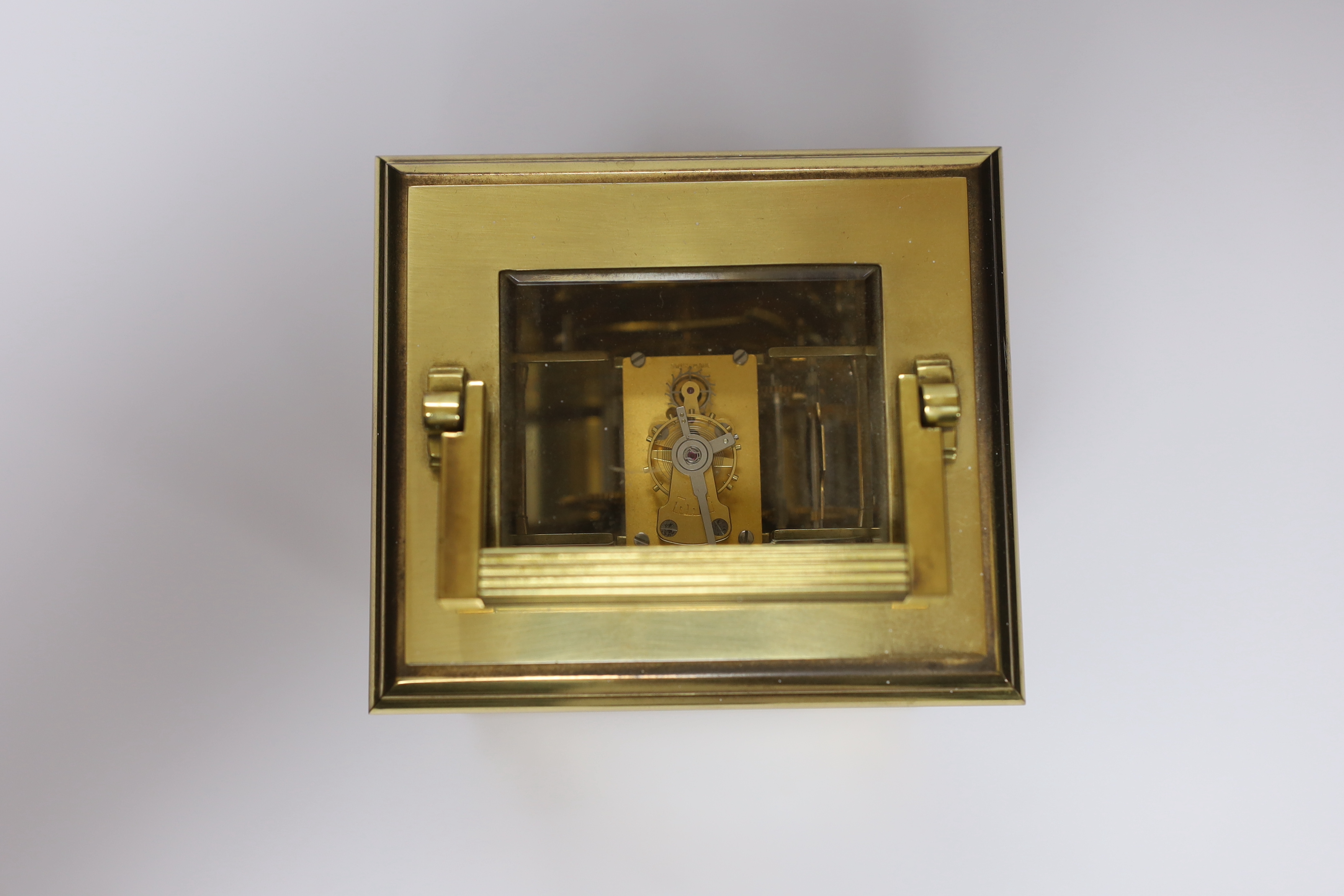 A Garrard & Co. brass cased carriage clock, 15cm